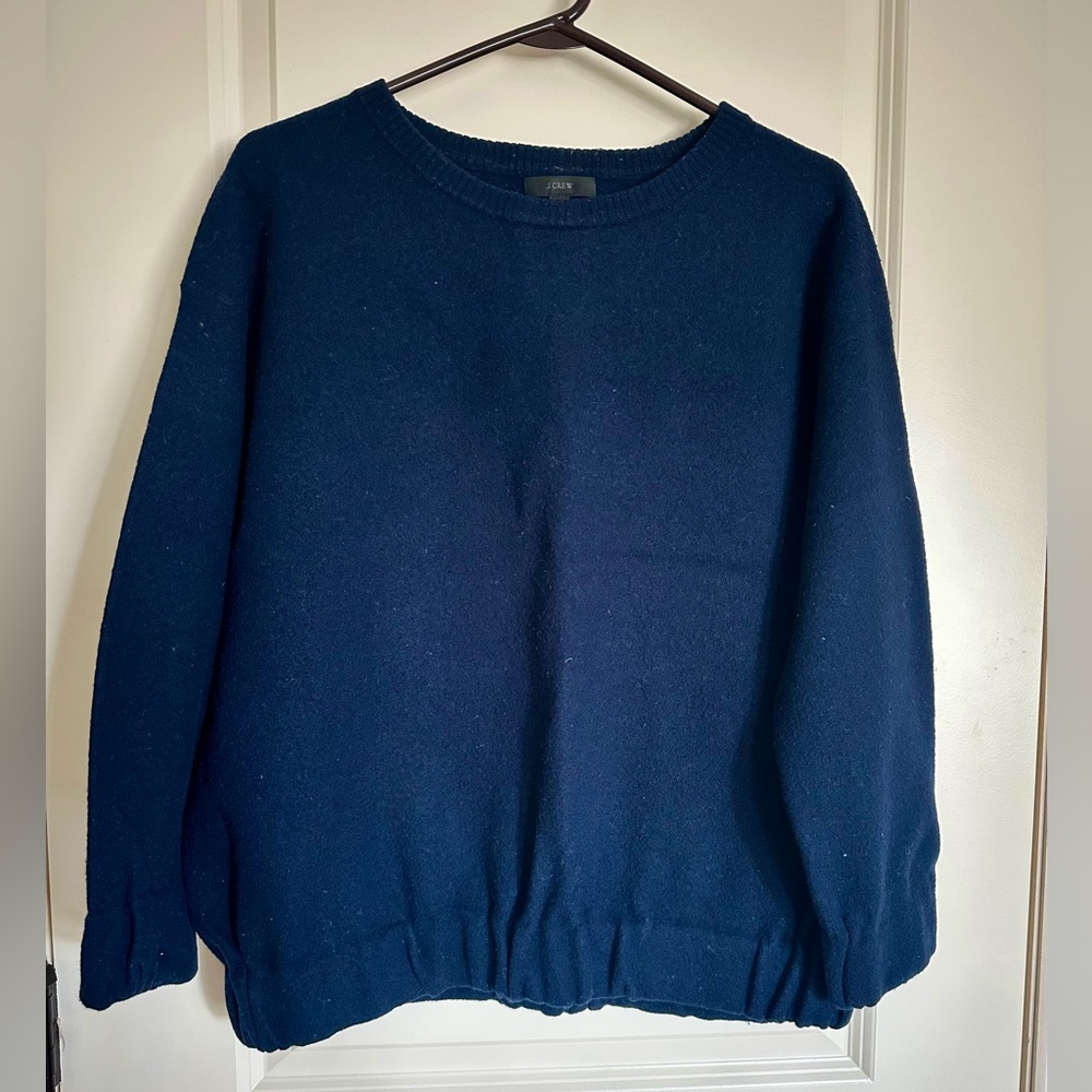 J. Crew Navy Crewneck Sweater